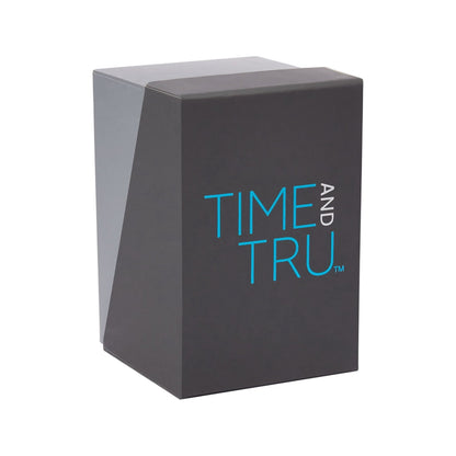Time and Tru Women's Digital Wristwatch: Rose Gold Tone Round Case, Navy Blue Soft Silicone Band (FMDOTT085)